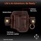 1791 Everyday Carry Tool Organizer for L/XL Multitool, Flashlight with Small Flex & Action-Snap Belt Attachment WEB-HD-AS-SF-BUR-A - alternate 3